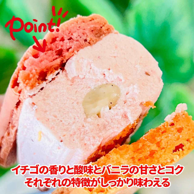 バイカラーが可愛い！ いちごとバニラのマカロンサンド, バニラソースも忍ばせた豪華な仕上がり！, チョコレートとコーヒーと洋酒が香るリッチなタルト, 少し温めてから食べるのもアリ！？