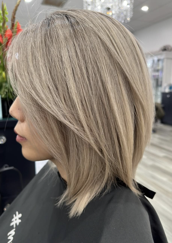 Cinnamon Spice, Pearl Ash Blonde, Cascading Highlights, Misty Ash Mauve, Copper Balayage, De-Brassed Silver, Honey Highlights, Babylights For Dimension, Silver Gray Blonde, Soft Highlights And Layers, Deep Auburn, Sunset Blonde, Highlight And Lowlight Ginger, Dark Mocha, Bright Copper, Champagne Blonde, Toffee Babylights, Chestnut Brown, Sun-Kissed Strands, Brightened-Up Money Piece, Muted Ombré, Creamy Stone Blonde, Platinum Blonde With Lowlights, Honey Blonde, Icelandic Blonde, Sunflower Blonde, Natural Blended Color, Light Ash Blonde, Chocolate Balayage, Diamond Blonde