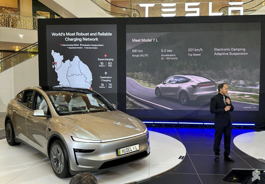 Tesla Model Y L Malaysia Pricing, Tesla Model Y L Malaysia Customisable Options, Tesla Model Y L Quick Specs, Tesla Model Y L Malaysia Image Gallery