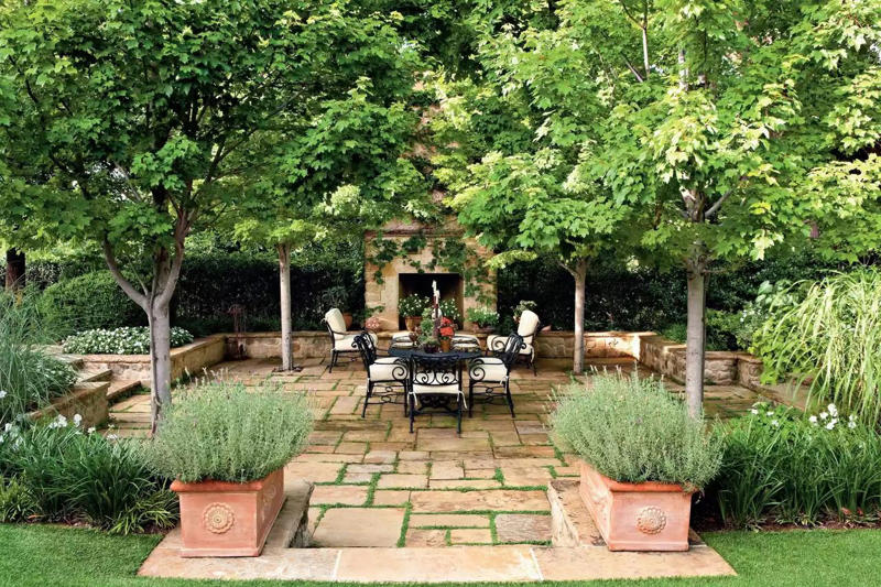 Rustic Campfire Elegance, Combine Purpose, Enhance Summer Blues, Renovate a Deck, Make a Homey Splash, Full Outdoor Dining, Bring the PGA to You, Build-In Your Seating, Transform Greenhouse Sitting, Create a Courtyard, Install a Fountain, Pave the Way, Design a Home While At Home, Elevate Your Pool, Decorate a Pergola, Entrance the Side, Sit Amongst the Trees, Edge Your Flowerbed, Place Seating in the Garden, Install Serenity