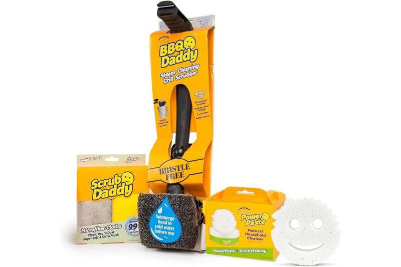 Murphy Oil Soap Concentrated Original Wood Cleaner, Handcraft Blends Peppermint Essential Oil, Homaxy Cotton Waffle-Weave Kitchen Towels, Gorilla Grip DuraGuard Shelf Liner, Seventh Generation Dishwasher Cleaning Packs, Stardrops The Pink Stuff Cleaning Paste, Scrub Daddy Household Cleaning BBQ Bundle, Arm &amp; Hammer Refrigerator Air Filter, Beauty Cottage Stackable Organizer Bins, Set of 6