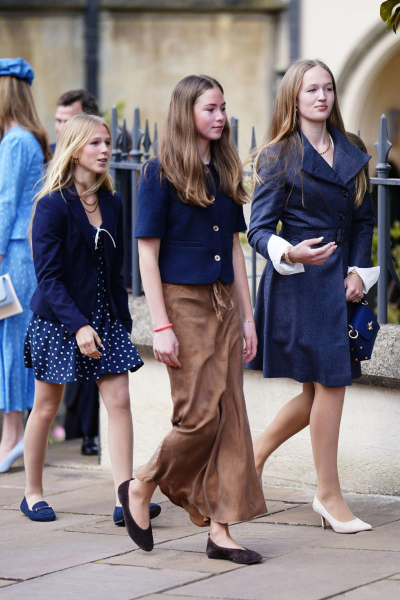 Lady Louise , James, Earl of Wessex, Savannah Phillips, Isla Phillips, Mia Tindall, Lena Tindall, Lucas Tindall