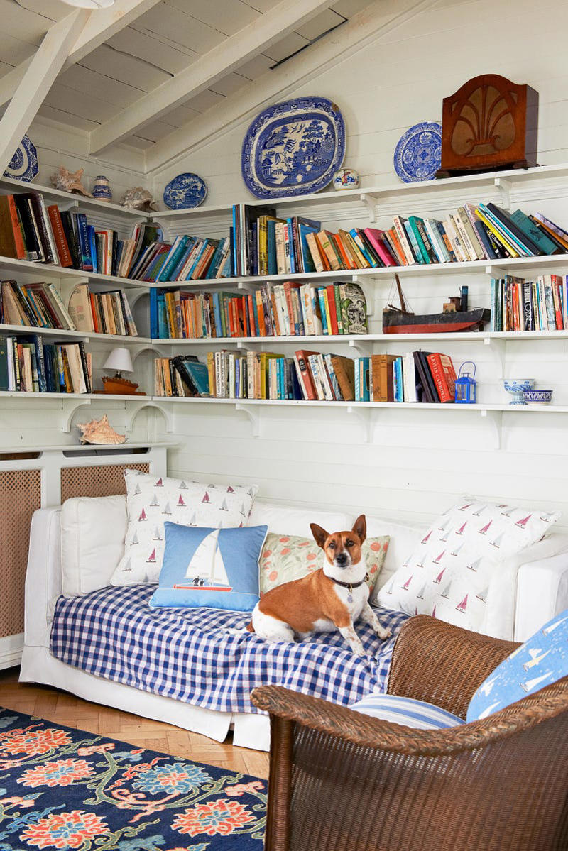 Start with a Slouchy Sofa, Focus on One Good “Estate” Antique, Layer Worn Rugs Over Sisal Carpeting, Go for a Nearly Neutral Wall, Add Personality with Heritage Patterns, Embrace Quirk, And Don’t Forget the Dog