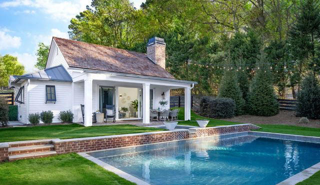 Rustic Campfire Elegance, Combine Purpose, Enhance Summer Blues, Renovate a Deck, Make a Homey Splash, Full Outdoor Dining, Bring the PGA to You, Build-In Your Seating, Transform Greenhouse Sitting, Create a Courtyard, Install a Fountain, Pave the Way, Design a Home While At Home, Elevate Your Pool, Decorate a Pergola, Entrance the Side, Sit Amongst the Trees, Edge Your Flowerbed, Place Seating in the Garden, Install Serenity