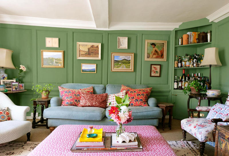 Start with a Slouchy Sofa, Focus on One Good “Estate” Antique, Layer Worn Rugs Over Sisal Carpeting, Go for a Nearly Neutral Wall, Add Personality with Heritage Patterns, Embrace Quirk, And Don’t Forget the Dog