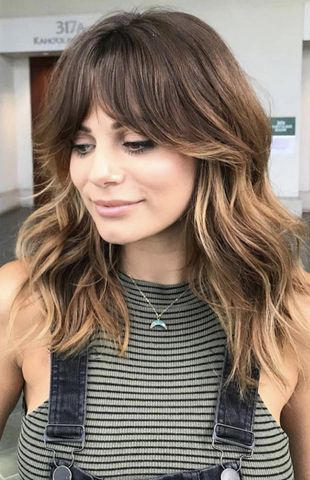 Textured Collarbone Cut, Shaped Bob, Curtain Bangs, Layered Mid-Length Curls, Modern Mullet, Long Layers, Asymmetrical Lob, Rounded Bob, Girly Shag, Asymmetrical Pixie, Layered Long Curls, Deep Side Part, Classic Hollywood Cut, Top-Heavy Shag, Face-Framing Shoulder Cut, Bob with Hidden Layers, Longer Curtain Bangs, Subtle A-Line Length, Wispy Curls, Cascading Curls, Flipped Bob, Side Bangs, Frenchie Bangs, Curly Cropped Cut, French Bob, Curl-Boosting Layers, Casual Chin Bob, Short Shag Cut, Face Framing on a Straight Cut, Grown-Out Curtain Bangs, Brunette Beach Waves, Layered Curtain Bangs, Bob with Bangs, Micro Bangs