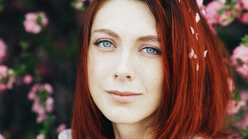 1. Red Hair + Blue Eyes 1. Blond Hair + Blue Eyes, 2. Dark Brown Hair + Green Eyes, 3. Black Hair + Light Gray Eyes, 4. Auburn Hair + Hazel Eyes, 5. Chestnut Brown Hair + Amber Eyes, 6. Red Hair + Brown Eyes, 7. Platinum Blond Hair + Dark Brown Eyes, 8. Black Hair + Dark Brown Eyes, 9. Medium Brown Hair + Blue Eyes, 10. Strawberry Blond Hair + Green Eyes, 1. Red Hair + Blue Eyes, 2. Naturally Blond Hair + Dark Brown Eyes, 3. Red Hair + Green Eyes, 4. Black Hair + Blue Eyes, 5. Blond Hair + Violet Eyes, 6. Natural White or Silver Hair + Light Eyes, 7. Auburn Hair + Gray Eyes, 8. Strawberry Blond Hair + Dark Brown Eyes, 9. Black Hair + Amber Eyes, 10. Natural Platinum Blond Hair + Green Eyes