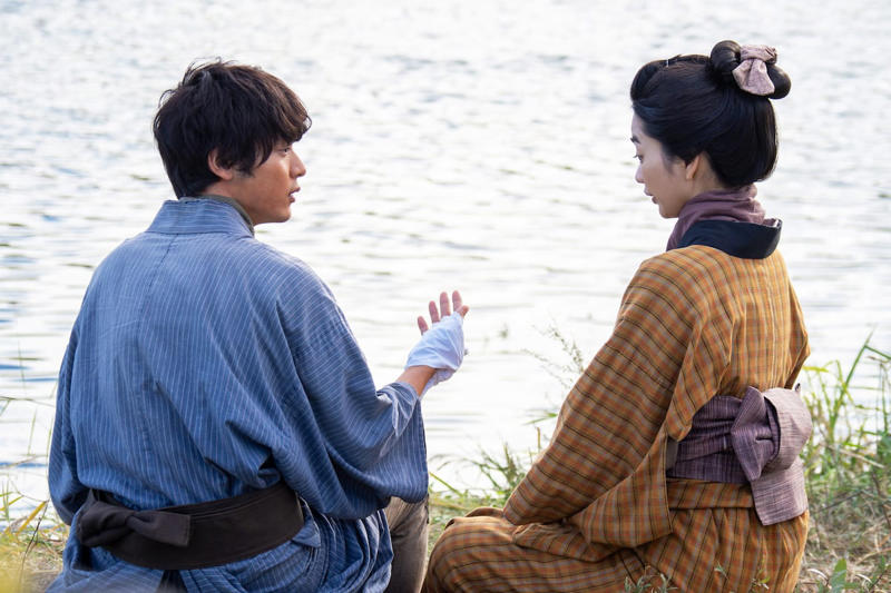 同じ「虎」の字の入った役柄「まっすぐなところは似ている」, 主人公・見上愛の素顔「同世代として刺激を受けた」, 恋敵・島田（Aぇ! group・佐野晶哉）に「勝ちたい」, 身分差を越えた不器用な愛「結ばれていた世界線あったかも」