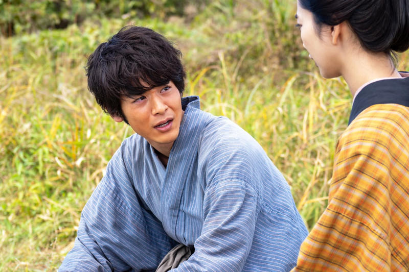 同じ「虎」の字の入った役柄「まっすぐなところは似ている」, 主人公・見上愛の素顔「同世代として刺激を受けた」, 恋敵・島田（Aぇ! group・佐野晶哉）に「勝ちたい」, 身分差を越えた不器用な愛「結ばれていた世界線あったかも」