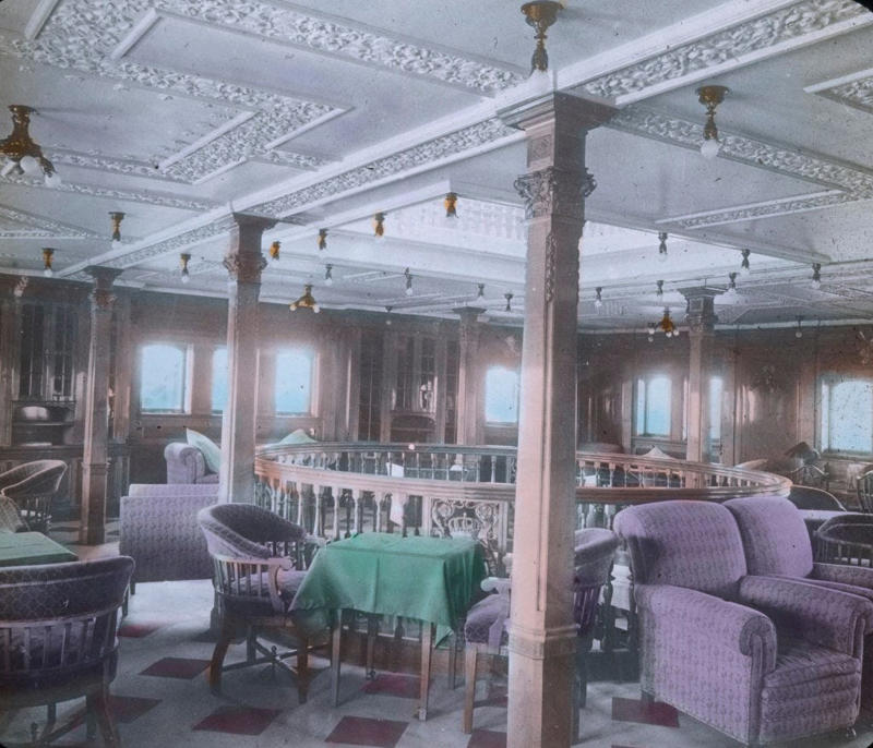 First-Class Bedroom, Luxury Cabin Sitting Room, Second-Class Sleeping Cabin, Another Second-Class Cabin, Grand First-Class Staircase, The Stairways, Elevators, Smoking Lounge, Main Dining Saloon , First-Class Food, Veranda Café, Parisian Café, First-Class Lounge, Third-Class Dining Saloon, Deck A Entrance , Promenade Sitting Area, Gymnasium, Swimming Pool, Gymnasium, Reading and Writing Room, Reading and Writing Room, First-Class Lounge, First-Class Lounge, Drawing Room, Outdoor Sitting Area, The Stern, The Funnels, Captain Smith, Wireless Operator 