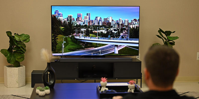 Our top picks for the best 75-inch and 77-inch TVs, Best overall, Best on a budget, Best for picture quality, Best for high brightness, Best anti-glare model, How we test 75-inch TVs, Meet the expert behind this guide:, 75-inch TV FAQs