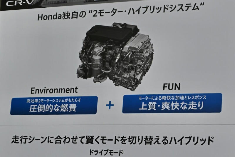 CR-V日本復活の理由, CR-Vの販売状況は?, サイズとデザインについて, CR-V導入の狙いは?, CR-Vの技術面を聞く