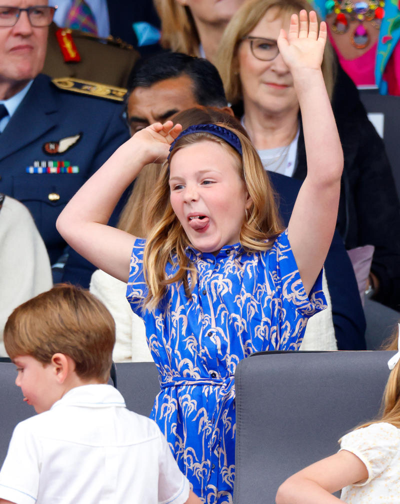 Lady Louise , James, Earl of Wessex, Savannah Phillips, Isla Phillips, Mia Tindall, Lena Tindall, Lucas Tindall