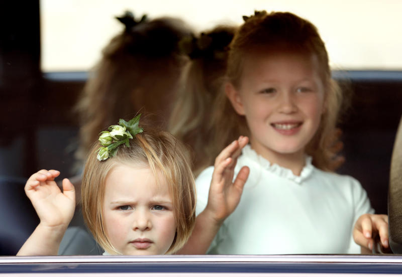 Lady Louise , James, Earl of Wessex, Savannah Phillips, Isla Phillips, Mia Tindall, Lena Tindall, Lucas Tindall