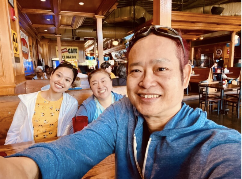 Stage 4 lung cancer: His third battle was different., 'This was Yoshi's dad's dream', 'It was scary', 'I'm grateful for the resilience he put in me to keep going'