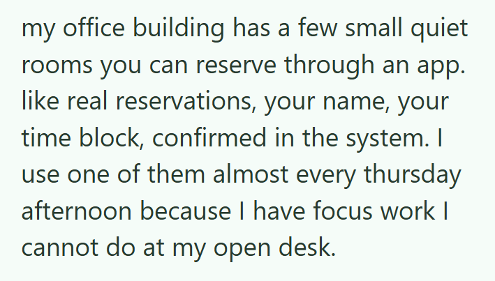 Am I wrong for reporting my coworker to building management after she kept sitting in my reserved study room during my booked hours? (Image 2 of 22) Image 1 of 22, Image 4 of 22, Image 5 of 22, Image 6 of 22, Image 7 of 22, Image 8 of 22, Image 9 of 22, Image 10 of 22, Image 11 of 22, Image 12 of 22, Image 13 of 22, Image 14 of 22, Image 15 of 22, Image 16 of 22, Image 17 of 22, Image 18 of 22, Image 19 of 22, Image 20 of 22, Image 21 of 22, Image 22 of 22