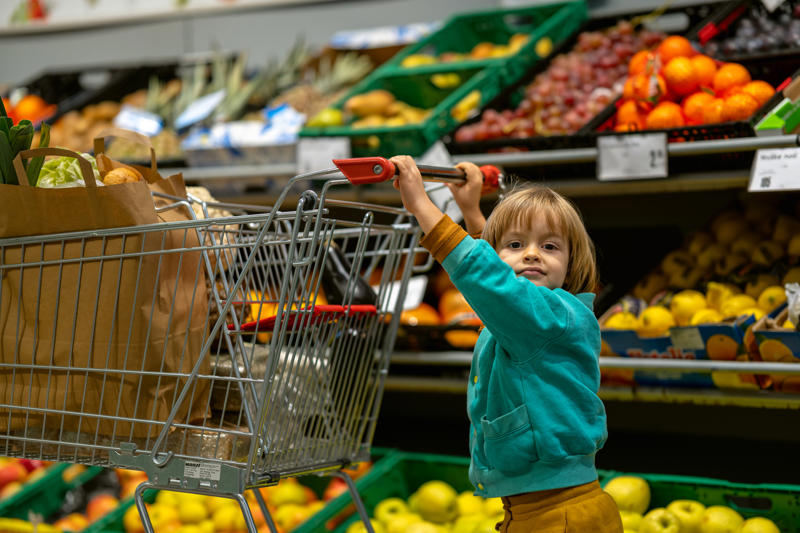 1. Shoppers who block the aisle with their trolleys, 2. Approaching a self-checkout before the previous customer has removed all of their items, 3. Groups of people, families, blocking aisles, 4. People who walk too slowly, 5. Not returning unwanted products to the correct place, 6. People helping themselves to the free fruit for kids, 7. Parents who let their kids push the trolley, 8. People with large backpacks
