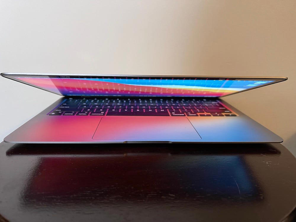 Apple MacBook Air (Late 2020, M1) specifications, Performance, Battery life and webcam, Design, display, and keyboard, The bottom line