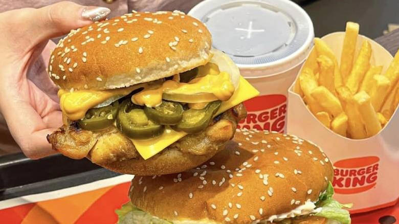 Ask for jalapeños for a kick of spice Sign up for the Royal Perks scheme, Unlock secret deals on the app, Make your order gluten-free by swapping the bun for lettuce, Team a value-sized drink with free refills, Swap the toy in a kids' meal for a dessert, Bring back the Whopperito by requesting your Whopper in a tortilla, Ask for jalapeños for a kick of spice