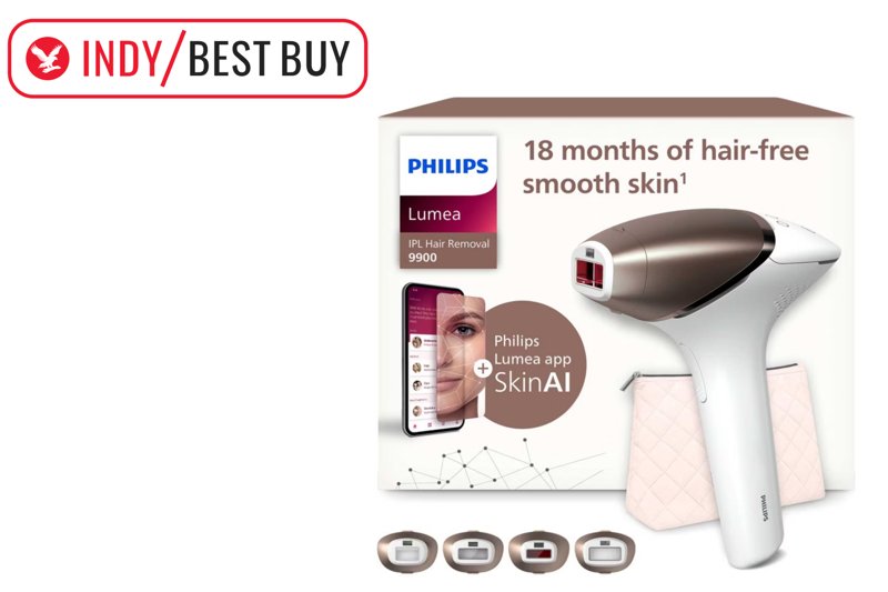 The best IPL and laser hair removal devices for 2026 are:, Philips lumea 9900, Ulike air 3, Braun smart skin ipl skin i-expert, CurrentBody laser hair removal device, Bondi Body V2, Silk’n 7, Tria 4x hair removal laser, Foreo peach 2, Your questions about hair removal devices answered, What is the best at-home hair removal IPL device?, How I tested IPL devices, What is IPL hair removal?, What is the difference between IPL hair removal and laser hair removal?, Are home IPL machines safe?, Does laser hair removal and IPL hurt?, Are laser hair removal and IPL treatments permanent?, How often can you use a home IPL machine?, How do at-home IPL machines compare with salon treatments?, How long does hair removal last?, What to consider when buying an IPL hair-removal device, Why you can trust IndyBest reviews, Meet the expert