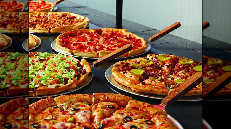 7. Cicis Pizza, 6. Golden Corral, 5. Shoney's, 4. Western Sizzlin, 3. Pizza Ranch, 2. Pizza Inn, 1. HuHot Mongolian Grill