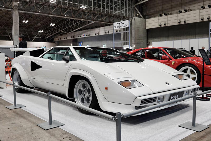 ■ランボルギーニ カウンタック LP400S（1978年）, ■フェラーリ 308GTB（1976年）, ■ロータス ヨーロッパ（1970年）, ■ルノー アルピーヌ A110（1975年）, ■ポルシェ 911カレラ（1987年）, ■フェラーリ F40 GTE Recreation（1989年）
