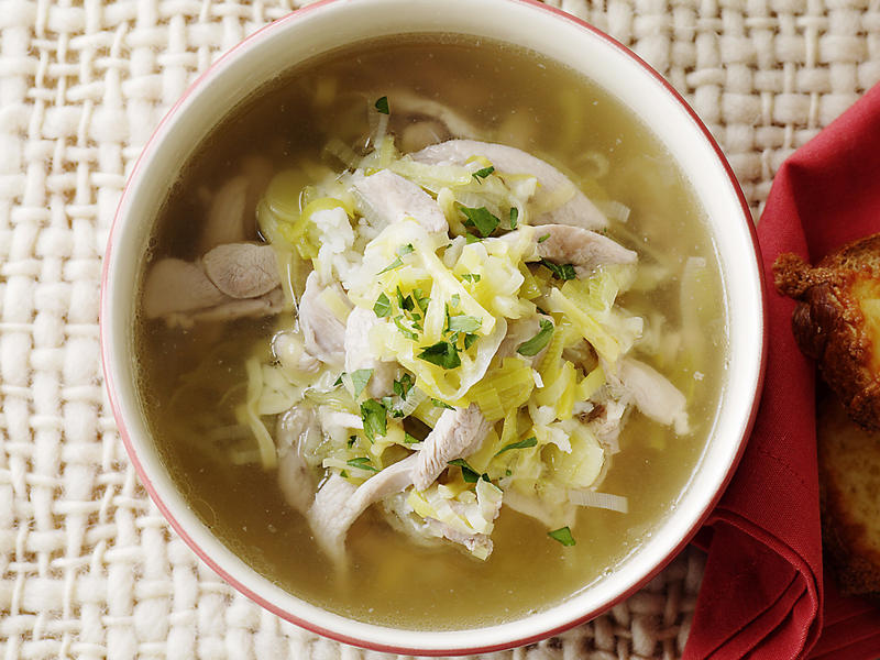 Chicken, zucchini and freekeh soup , Slow cooker chicken pho (Pho Ga) , Chicken and mushroom soup , Quick combination short and long soup , Chicken sausage dumplings in noodle soup , Chicken and barley soup , Indonesian chicken soup , Chicken and corn soup , Chicken and vegetable soup , Slow-cooker chicken hot and sour soup , Chicken noodle soup , Cream of chicken soup , Chicken, lemongrass and rice soup , Moroccan chicken & chickpea soup , Chicken & rice soup , Sweet and sour chicken soup , Chicken and ginger noodle soup , More soup recipes, Latest chicken recipes from The Weekly