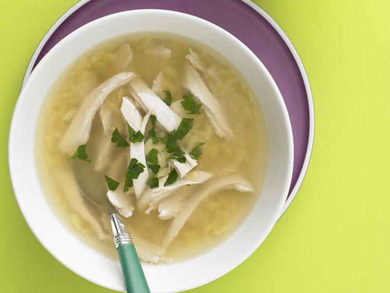 Chicken, zucchini and freekeh soup , Slow cooker chicken pho (Pho Ga) , Chicken and mushroom soup , Quick combination short and long soup , Chicken sausage dumplings in noodle soup , Chicken and barley soup , Indonesian chicken soup , Chicken and corn soup , Chicken and vegetable soup , Slow-cooker chicken hot and sour soup , Chicken noodle soup , Cream of chicken soup , Chicken, lemongrass and rice soup , Moroccan chicken & chickpea soup , Chicken & rice soup , Sweet and sour chicken soup , Chicken and ginger noodle soup , More soup recipes, Latest chicken recipes from The Weekly