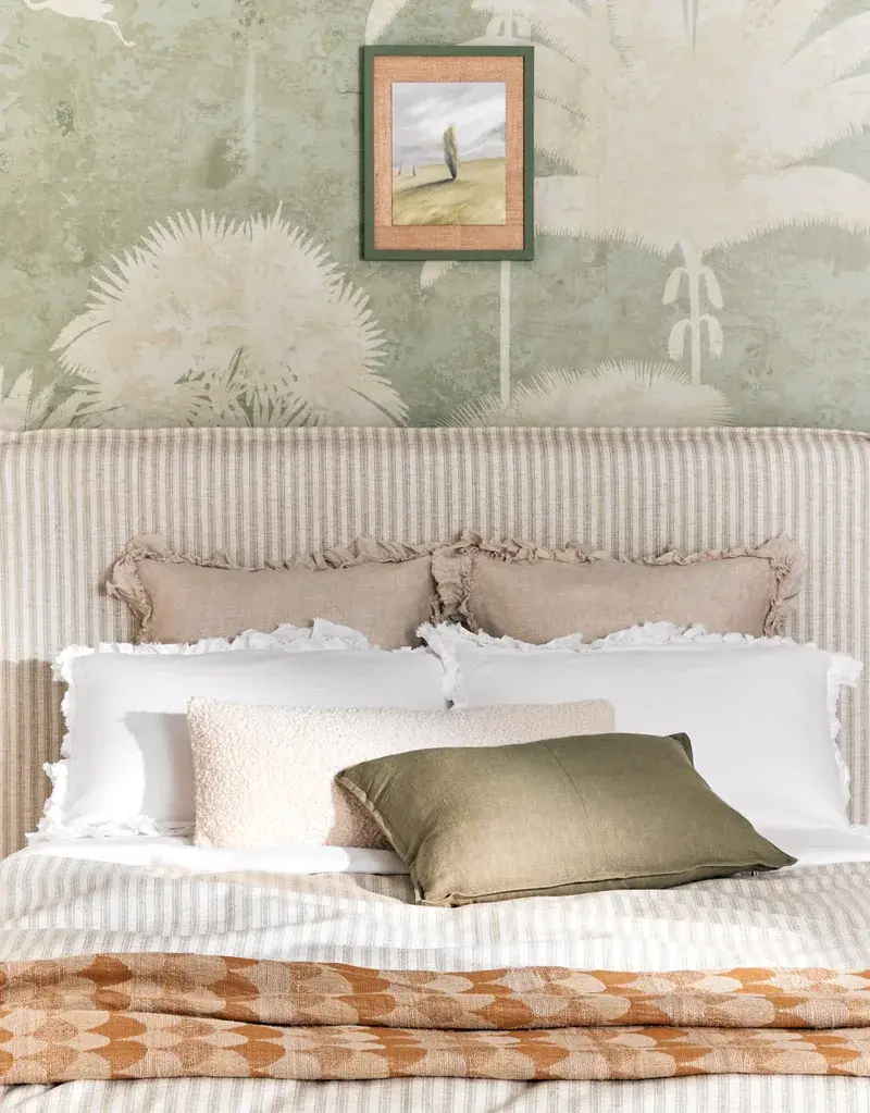 Essential bedding layers, Optional bedding layers, What is a bed skirt?, Decorative cushions, How to layer bedding like an expert, How often to clean bedding, How often to clean pillows and mattress protectors, How to store bedding, Best bedding colours, How to style patterned bedding