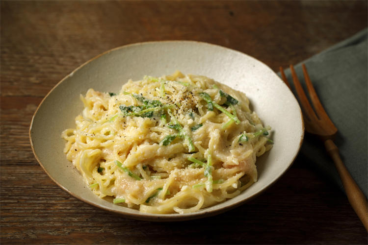 たらこクリームパスタ, 厚揚げのたこ焼き風 , チーズフォンデュ , 厚切り豚のルーロー蒸し , ノンオイルのヤンニョムチキン 