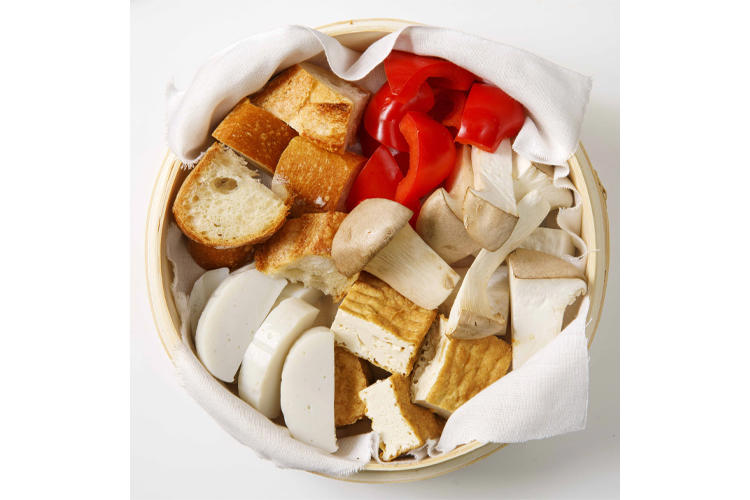 たらこクリームパスタ, 厚揚げのたこ焼き風 , チーズフォンデュ , 厚切り豚のルーロー蒸し , ノンオイルのヤンニョムチキン 