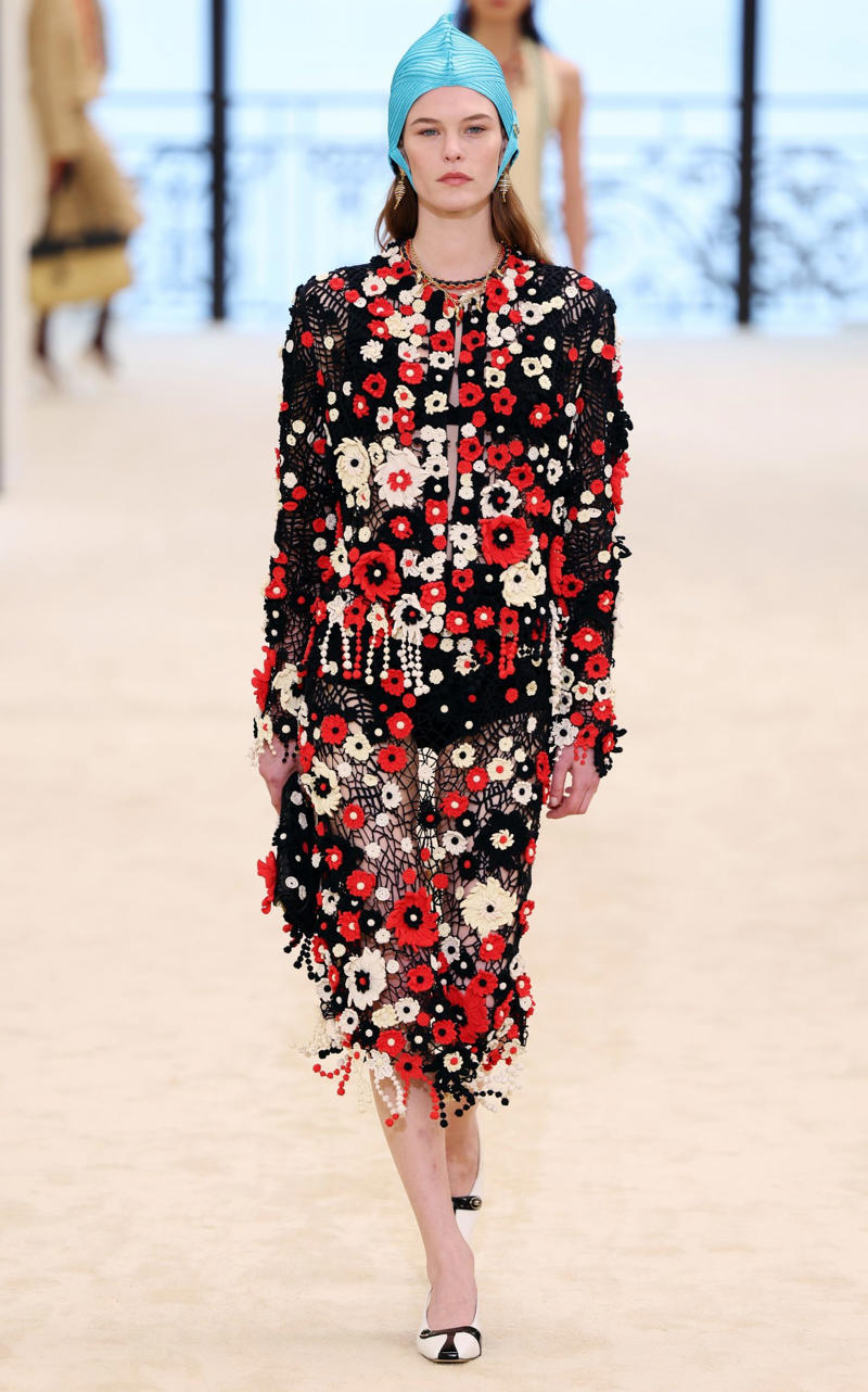 A model walks the runway during the Chanel Cruise 2026/27 on April 28, 2026 in Biarritz, France.