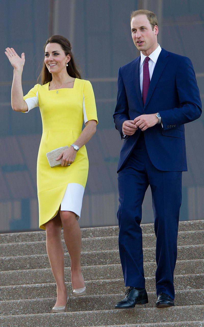 Princess of Wales, Marrying in McQueen, April 2011, The new Duchess in Zara, April 2011, Cowgirl in Canada, July 2011, Alexander McQueen in Los Angeles, July 2011, Hockey in skinny jeans, March 2012, Orchid Jenny Packham dress in Singapore, September 2012, Hockey in McQueen tartan, November 2012, Pretty in (McQueen) pink for Trooping the Colour, June 2013, Leaving hospital with Prince George in Jenny Packham, July 2013, Roland Mouret for Mandela film premiere, December 2013, High street at Ayers Rocks, April 2014, Roksanda in Australia, April 2014, Michael Kors to leave Australia, April 2014, Beulah for a service of commemoration, March 2015, Alexander McQueen for Princess Charlotte’s christening, July 2015, Jenny Packham for China state dinner, October 2015, Hiking in Penelope Chilvers in Bhutan, April 2016, Naeem Khan at the Taj Mahal, April 2016, Jenny Packham in Norfolk, June 2016, Preen in Canada, September 2016, Chanel in Paris, March 2017, Prada for the 20th anniversary of Princess Diana’s death, August 2017, Miu Miu on Christmas Day, December 2017, Erdem at the V&amp;A, October 2018, Alexander McQueen for the Netherlands state dinner, October 2018, Gucci for children’s centre visit, March 2019, Elie Saab at Royal Ascot, June 2019, Diplomatic dressing with William in Pakistan, October 2019, Vintage Oscar de la Renta in Dublin, March 2020, The late Queen’s jewellery at Prince Philip’s funeral, April 2021, Holland Cooper in Scotland, May 2021, Jenny Packham for the premiere of No Time to Die, September 2021, The Vampire’s Wife in Belize, March 2022, Emilia Wickstead at Elizabeth II’s Platinum Jubilee Thanksgiving service, June 2022, Sailing in Holland Cooper shorts, July 2022, A rented dress for the Earthshot Prize, December 2022, Alexander McQueen and Zara at the Baftas, February 2023, Alexander McQueen for the Coronation of King Charles III, May 2023, Order of the Garter in Alessandra Rich and Philip Treacy, June 2023, Andrew Gn for Trooping the Colour, June 2023, Safiyaa at Wimbledon, July 2024, Veronica Beard in cancer recovery video, September 2024, Alexander McQueen for the ‘Together at Christmas’ carol service, December 2024, Dior for the French state visit, July 2025, Phillipa Lepley for US state dinner, September 2025, Suzannah for the installation of the Archbishop of Canterbury, March 2026
