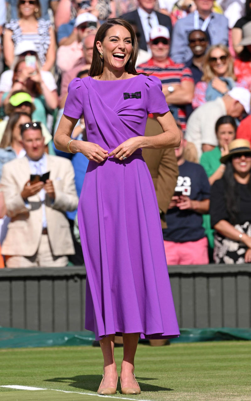 Princess of Wales, Marrying in McQueen, April 2011, The new Duchess in Zara, April 2011, Cowgirl in Canada, July 2011, Alexander McQueen in Los Angeles, July 2011, Hockey in skinny jeans, March 2012, Orchid Jenny Packham dress in Singapore, September 2012, Hockey in McQueen tartan, November 2012, Pretty in (McQueen) pink for Trooping the Colour, June 2013, Leaving hospital with Prince George in Jenny Packham, July 2013, Roland Mouret for Mandela film premiere, December 2013, High street at Ayers Rocks, April 2014, Roksanda in Australia, April 2014, Michael Kors to leave Australia, April 2014, Beulah for a service of commemoration, March 2015, Alexander McQueen for Princess Charlotte’s christening, July 2015, Jenny Packham for China state dinner, October 2015, Hiking in Penelope Chilvers in Bhutan, April 2016, Naeem Khan at the Taj Mahal, April 2016, Jenny Packham in Norfolk, June 2016, Preen in Canada, September 2016, Chanel in Paris, March 2017, Prada for the 20th anniversary of Princess Diana’s death, August 2017, Miu Miu on Christmas Day, December 2017, Erdem at the V&amp;A, October 2018, Alexander McQueen for the Netherlands state dinner, October 2018, Gucci for children’s centre visit, March 2019, Elie Saab at Royal Ascot, June 2019, Diplomatic dressing with William in Pakistan, October 2019, Vintage Oscar de la Renta in Dublin, March 2020, The late Queen’s jewellery at Prince Philip’s funeral, April 2021, Holland Cooper in Scotland, May 2021, Jenny Packham for the premiere of No Time to Die, September 2021, The Vampire’s Wife in Belize, March 2022, Emilia Wickstead at Elizabeth II’s Platinum Jubilee Thanksgiving service, June 2022, Sailing in Holland Cooper shorts, July 2022, A rented dress for the Earthshot Prize, December 2022, Alexander McQueen and Zara at the Baftas, February 2023, Alexander McQueen for the Coronation of King Charles III, May 2023, Order of the Garter in Alessandra Rich and Philip Treacy, June 2023, Andrew Gn for Trooping the Colour, June 2023, Safiyaa at Wimbledon, July 2024, Veronica Beard in cancer recovery video, September 2024, Alexander McQueen for the ‘Together at Christmas’ carol service, December 2024, Dior for the French state visit, July 2025, Phillipa Lepley for US state dinner, September 2025, Suzannah for the installation of the Archbishop of Canterbury, March 2026
