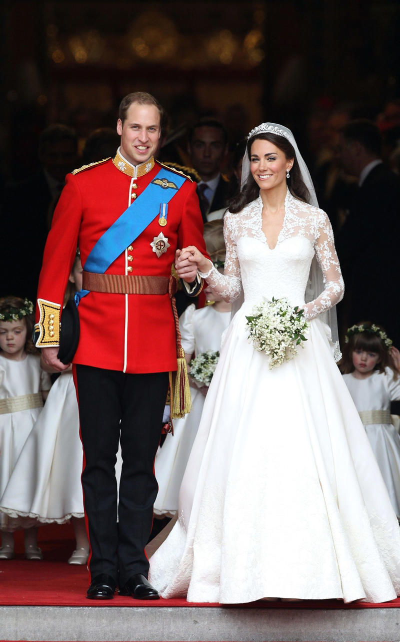 Princess of Wales, Marrying in McQueen, April 2011, The new Duchess in Zara, April 2011, Cowgirl in Canada, July 2011, Alexander McQueen in Los Angeles, July 2011, Hockey in skinny jeans, March 2012, Orchid Jenny Packham dress in Singapore, September 2012, Hockey in McQueen tartan, November 2012, Pretty in (McQueen) pink for Trooping the Colour, June 2013, Leaving hospital with Prince George in Jenny Packham, July 2013, Roland Mouret for Mandela film premiere, December 2013, High street at Ayers Rocks, April 2014, Roksanda in Australia, April 2014, Michael Kors to leave Australia, April 2014, Beulah for a service of commemoration, March 2015, Alexander McQueen for Princess Charlotte’s christening, July 2015, Jenny Packham for China state dinner, October 2015, Hiking in Penelope Chilvers in Bhutan, April 2016, Naeem Khan at the Taj Mahal, April 2016, Jenny Packham in Norfolk, June 2016, Preen in Canada, September 2016, Chanel in Paris, March 2017, Prada for the 20th anniversary of Princess Diana’s death, August 2017, Miu Miu on Christmas Day, December 2017, Erdem at the V&amp;A, October 2018, Alexander McQueen for the Netherlands state dinner, October 2018, Gucci for children’s centre visit, March 2019, Elie Saab at Royal Ascot, June 2019, Diplomatic dressing with William in Pakistan, October 2019, Vintage Oscar de la Renta in Dublin, March 2020, The late Queen’s jewellery at Prince Philip’s funeral, April 2021, Holland Cooper in Scotland, May 2021, Jenny Packham for the premiere of No Time to Die, September 2021, The Vampire’s Wife in Belize, March 2022, Emilia Wickstead at Elizabeth II’s Platinum Jubilee Thanksgiving service, June 2022, Sailing in Holland Cooper shorts, July 2022, A rented dress for the Earthshot Prize, December 2022, Alexander McQueen and Zara at the Baftas, February 2023, Alexander McQueen for the Coronation of King Charles III, May 2023, Order of the Garter in Alessandra Rich and Philip Treacy, June 2023, Andrew Gn for Trooping the Colour, June 2023, Safiyaa at Wimbledon, July 2024, Veronica Beard in cancer recovery video, September 2024, Alexander McQueen for the ‘Together at Christmas’ carol service, December 2024, Dior for the French state visit, July 2025, Phillipa Lepley for US state dinner, September 2025, Suzannah for the installation of the Archbishop of Canterbury, March 2026