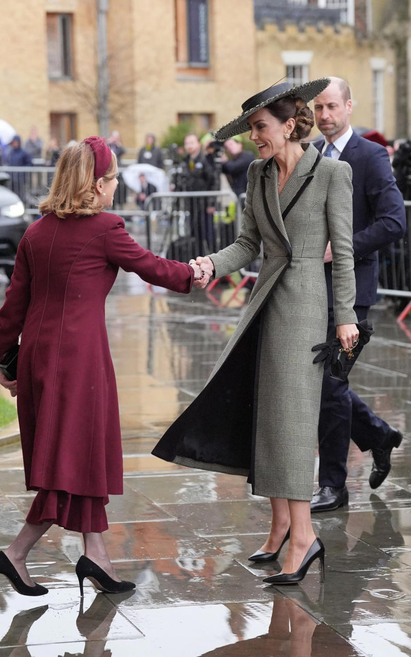 Princess of Wales, Marrying in McQueen, April 2011, The new Duchess in Zara, April 2011, Cowgirl in Canada, July 2011, Alexander McQueen in Los Angeles, July 2011, Hockey in skinny jeans, March 2012, Orchid Jenny Packham dress in Singapore, September 2012, Hockey in McQueen tartan, November 2012, Pretty in (McQueen) pink for Trooping the Colour, June 2013, Leaving hospital with Prince George in Jenny Packham, July 2013, Roland Mouret for Mandela film premiere, December 2013, High street at Ayers Rocks, April 2014, Roksanda in Australia, April 2014, Michael Kors to leave Australia, April 2014, Beulah for a service of commemoration, March 2015, Alexander McQueen for Princess Charlotte’s christening, July 2015, Jenny Packham for China state dinner, October 2015, Hiking in Penelope Chilvers in Bhutan, April 2016, Naeem Khan at the Taj Mahal, April 2016, Jenny Packham in Norfolk, June 2016, Preen in Canada, September 2016, Chanel in Paris, March 2017, Prada for the 20th anniversary of Princess Diana’s death, August 2017, Miu Miu on Christmas Day, December 2017, Erdem at the V&amp;A, October 2018, Alexander McQueen for the Netherlands state dinner, October 2018, Gucci for children’s centre visit, March 2019, Elie Saab at Royal Ascot, June 2019, Diplomatic dressing with William in Pakistan, October 2019, Vintage Oscar de la Renta in Dublin, March 2020, The late Queen’s jewellery at Prince Philip’s funeral, April 2021, Holland Cooper in Scotland, May 2021, Jenny Packham for the premiere of No Time to Die, September 2021, The Vampire’s Wife in Belize, March 2022, Emilia Wickstead at Elizabeth II’s Platinum Jubilee Thanksgiving service, June 2022, Sailing in Holland Cooper shorts, July 2022, A rented dress for the Earthshot Prize, December 2022, Alexander McQueen and Zara at the Baftas, February 2023, Alexander McQueen for the Coronation of King Charles III, May 2023, Order of the Garter in Alessandra Rich and Philip Treacy, June 2023, Andrew Gn for Trooping the Colour, June 2023, Safiyaa at Wimbledon, July 2024, Veronica Beard in cancer recovery video, September 2024, Alexander McQueen for the ‘Together at Christmas’ carol service, December 2024, Dior for the French state visit, July 2025, Phillipa Lepley for US state dinner, September 2025, Suzannah for the installation of the Archbishop of Canterbury, March 2026