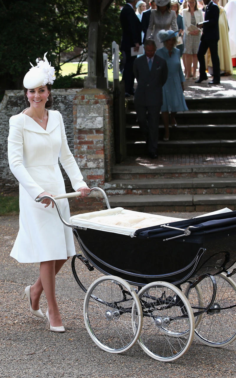Princess of Wales, Marrying in McQueen, April 2011, The new Duchess in Zara, April 2011, Cowgirl in Canada, July 2011, Alexander McQueen in Los Angeles, July 2011, Hockey in skinny jeans, March 2012, Orchid Jenny Packham dress in Singapore, September 2012, Hockey in McQueen tartan, November 2012, Pretty in (McQueen) pink for Trooping the Colour, June 2013, Leaving hospital with Prince George in Jenny Packham, July 2013, Roland Mouret for Mandela film premiere, December 2013, High street at Ayers Rocks, April 2014, Roksanda in Australia, April 2014, Michael Kors to leave Australia, April 2014, Beulah for a service of commemoration, March 2015, Alexander McQueen for Princess Charlotte’s christening, July 2015, Jenny Packham for China state dinner, October 2015, Hiking in Penelope Chilvers in Bhutan, April 2016, Naeem Khan at the Taj Mahal, April 2016, Jenny Packham in Norfolk, June 2016, Preen in Canada, September 2016, Chanel in Paris, March 2017, Prada for the 20th anniversary of Princess Diana’s death, August 2017, Miu Miu on Christmas Day, December 2017, Erdem at the V&amp;A, October 2018, Alexander McQueen for the Netherlands state dinner, October 2018, Gucci for children’s centre visit, March 2019, Elie Saab at Royal Ascot, June 2019, Diplomatic dressing with William in Pakistan, October 2019, Vintage Oscar de la Renta in Dublin, March 2020, The late Queen’s jewellery at Prince Philip’s funeral, April 2021, Holland Cooper in Scotland, May 2021, Jenny Packham for the premiere of No Time to Die, September 2021, The Vampire’s Wife in Belize, March 2022, Emilia Wickstead at Elizabeth II’s Platinum Jubilee Thanksgiving service, June 2022, Sailing in Holland Cooper shorts, July 2022, A rented dress for the Earthshot Prize, December 2022, Alexander McQueen and Zara at the Baftas, February 2023, Alexander McQueen for the Coronation of King Charles III, May 2023, Order of the Garter in Alessandra Rich and Philip Treacy, June 2023, Andrew Gn for Trooping the Colour, June 2023, Safiyaa at Wimbledon, July 2024, Veronica Beard in cancer recovery video, September 2024, Alexander McQueen for the ‘Together at Christmas’ carol service, December 2024, Dior for the French state visit, July 2025, Phillipa Lepley for US state dinner, September 2025, Suzannah for the installation of the Archbishop of Canterbury, March 2026