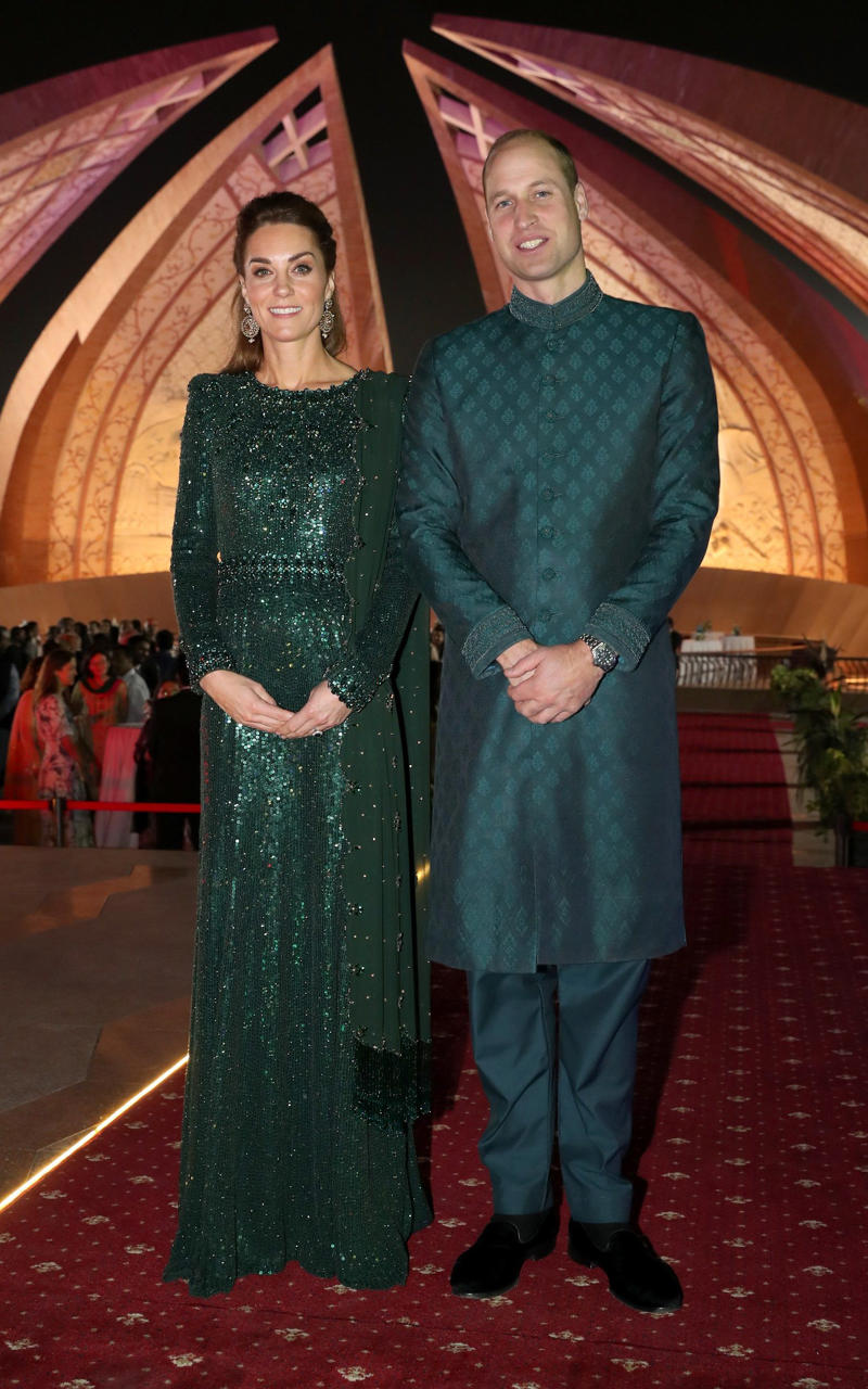 Princess of Wales, Marrying in McQueen, April 2011, The new Duchess in Zara, April 2011, Cowgirl in Canada, July 2011, Alexander McQueen in Los Angeles, July 2011, Hockey in skinny jeans, March 2012, Orchid Jenny Packham dress in Singapore, September 2012, Hockey in McQueen tartan, November 2012, Pretty in (McQueen) pink for Trooping the Colour, June 2013, Leaving hospital with Prince George in Jenny Packham, July 2013, Roland Mouret for Mandela film premiere, December 2013, High street at Ayers Rocks, April 2014, Roksanda in Australia, April 2014, Michael Kors to leave Australia, April 2014, Beulah for a service of commemoration, March 2015, Alexander McQueen for Princess Charlotte’s christening, July 2015, Jenny Packham for China state dinner, October 2015, Hiking in Penelope Chilvers in Bhutan, April 2016, Naeem Khan at the Taj Mahal, April 2016, Jenny Packham in Norfolk, June 2016, Preen in Canada, September 2016, Chanel in Paris, March 2017, Prada for the 20th anniversary of Princess Diana’s death, August 2017, Miu Miu on Christmas Day, December 2017, Erdem at the V&amp;A, October 2018, Alexander McQueen for the Netherlands state dinner, October 2018, Gucci for children’s centre visit, March 2019, Elie Saab at Royal Ascot, June 2019, Diplomatic dressing with William in Pakistan, October 2019, Vintage Oscar de la Renta in Dublin, March 2020, The late Queen’s jewellery at Prince Philip’s funeral, April 2021, Holland Cooper in Scotland, May 2021, Jenny Packham for the premiere of No Time to Die, September 2021, The Vampire’s Wife in Belize, March 2022, Emilia Wickstead at Elizabeth II’s Platinum Jubilee Thanksgiving service, June 2022, Sailing in Holland Cooper shorts, July 2022, A rented dress for the Earthshot Prize, December 2022, Alexander McQueen and Zara at the Baftas, February 2023, Alexander McQueen for the Coronation of King Charles III, May 2023, Order of the Garter in Alessandra Rich and Philip Treacy, June 2023, Andrew Gn for Trooping the Colour, June 2023, Safiyaa at Wimbledon, July 2024, Veronica Beard in cancer recovery video, September 2024, Alexander McQueen for the ‘Together at Christmas’ carol service, December 2024, Dior for the French state visit, July 2025, Phillipa Lepley for US state dinner, September 2025, Suzannah for the installation of the Archbishop of Canterbury, March 2026