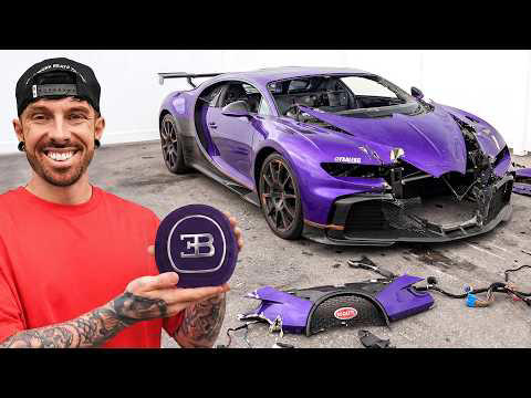 How the Bugatti Chiron Pur Sport rebuild began, Bugatti drew a line in the sand against Armstrong, Armstrong took matters into his own hands, How the Bugatti Chiron Pur Sport was brought back to life, A hairline crack threatened Mat Armstrong and his efforts, The transmission was a further obstacle to the project, Where things now stand with the Bugatti Chiron Pur Sport rebuild, Bugatti timeline
