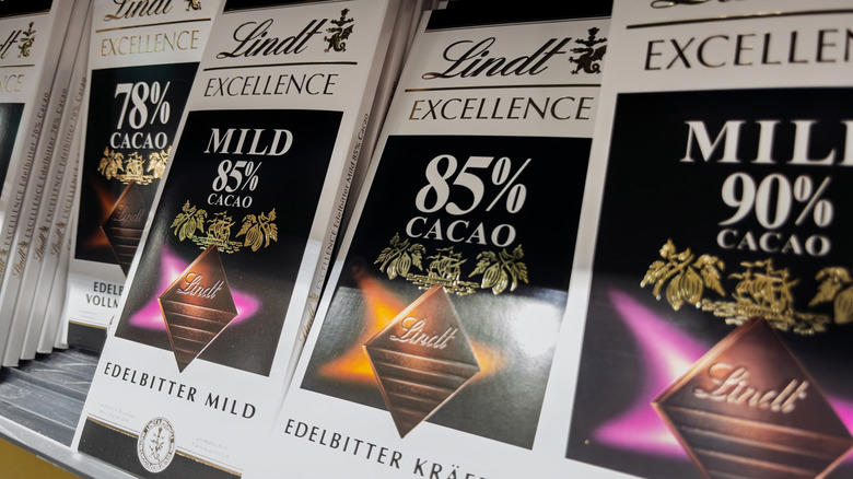 Ghirardelli chocolate chips, Godiva chocolate boxes, Lindt chocolate bars, Russell Stover chocolate boxes, Ferrero Rocher, Feastables, Methodology