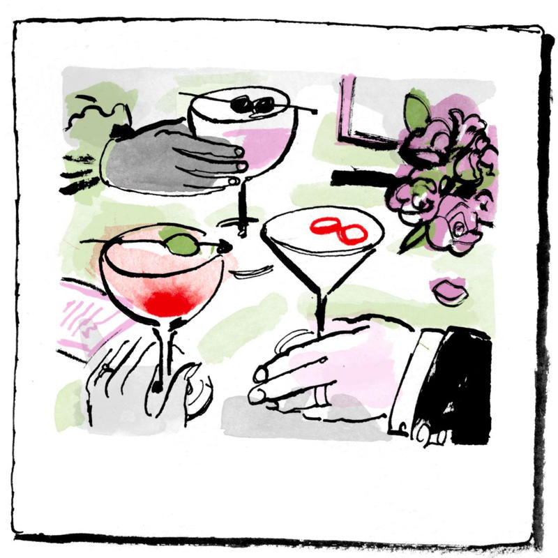 First things first: You need a marriage license., And there’s usually a photographer for hire waiting outside., The City Clerk’s office provides the officiant., The green couches are a hot spot for photo ops., For a nice meal afterward, keep it local in Tribeca.