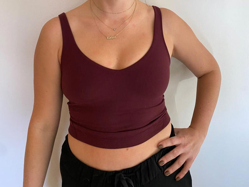 Wunder Under High-Rise Tight, Enlite Bra, Fast and Free Tight II, Align Tank, All Tied Up Tank, On the Fly Woven ⅞ Pant Woven