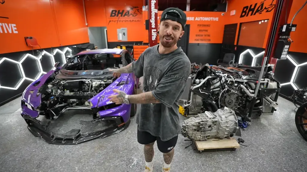 How the Bugatti Chiron Pur Sport rebuild began, Bugatti drew a line in the sand against Armstrong, Armstrong took matters into his own hands, How the Bugatti Chiron Pur Sport was brought back to life, A hairline crack threatened Mat Armstrong and his efforts, The transmission was a further obstacle to the project, Where things now stand with the Bugatti Chiron Pur Sport rebuild, Bugatti timeline