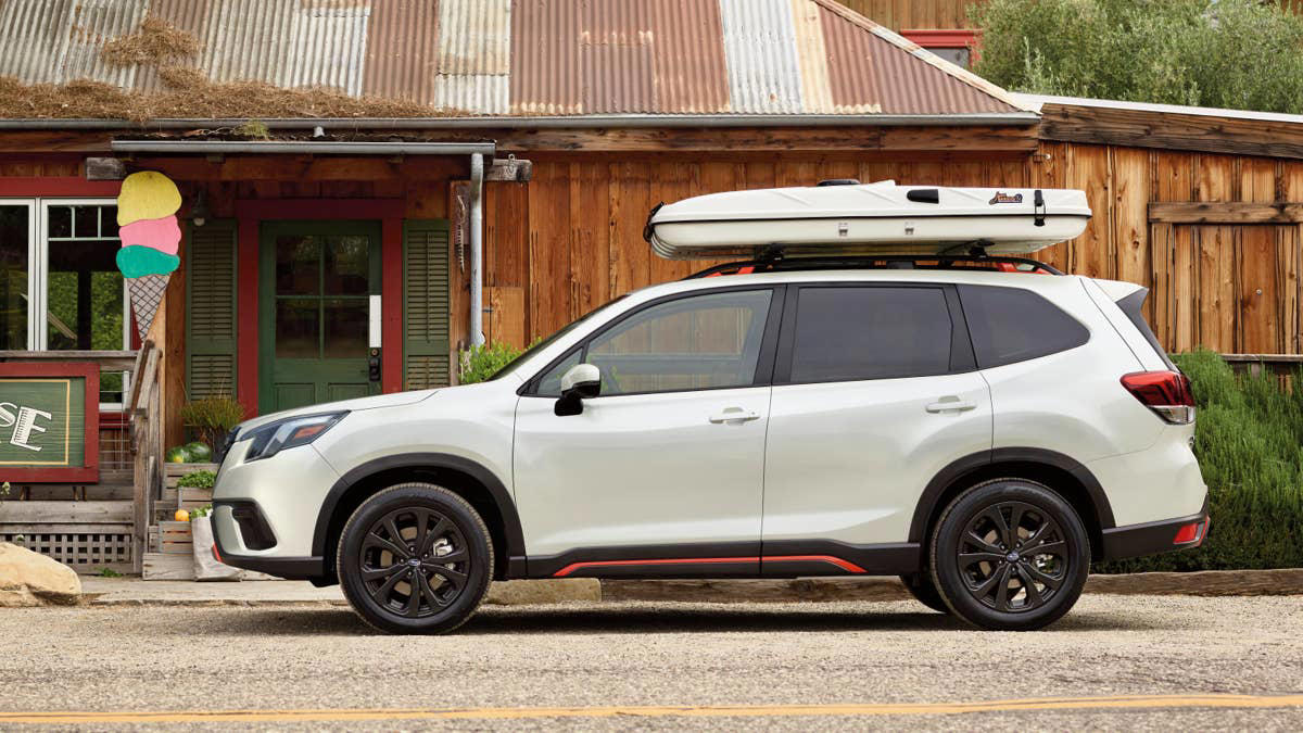 1. Toyota RAV4, 2. Mazda CX-5, 3. Subaru Forester, 4. Honda CR-V, 5. Toyota Corolla Cross