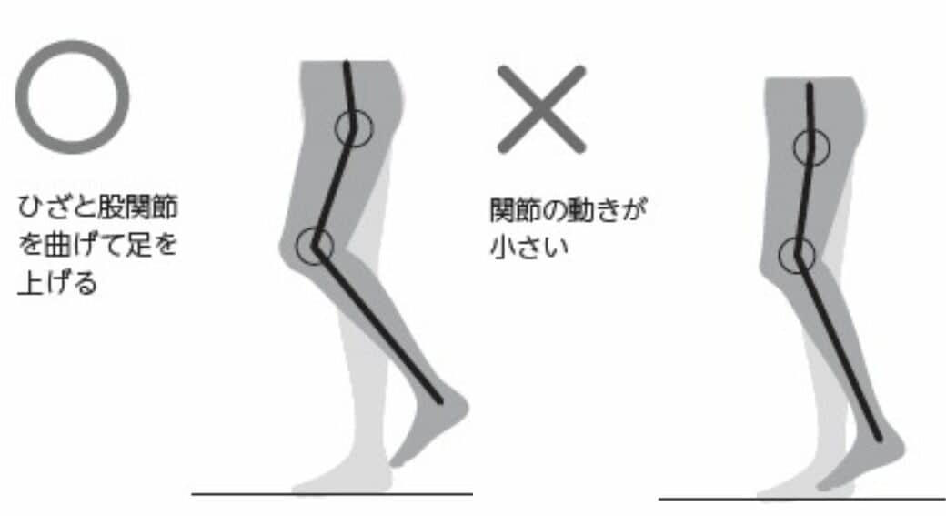 つま先型は……足の指・足首の関節が硬い, ひざ痛型は……ひざ関節と股関節が硬い, 腰痛型は……骨盤がゆがんでいる, 猫背型は……背骨が硬い, 肩こり型は……肩の関節が硬い