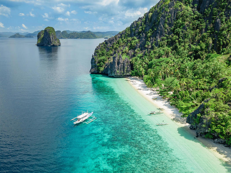 10. Donald Duck Beach, Thailand, 9. Koh Rong, Cambodia, 8. Playa Balandra, Mexico , 7. Dhigurah, Maldives, 6. Shoal Bay East, Anguilla, 5. East Beach, Fiji, 4. Nosy Iranja, Madagascar, 3. Wharton Beach, Australia, 2. Fteri Beach, Greece, 1. Entalula Beach, Philippines
