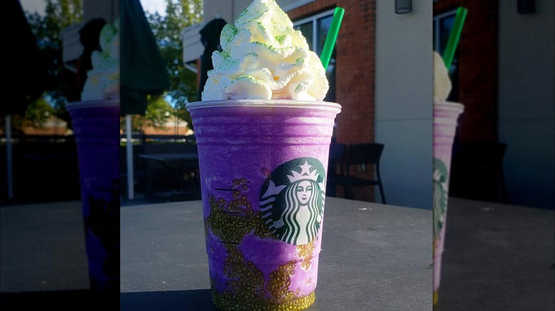 The Witch's Brew Frappuccino Strawberry Funnel Cake Frappuccino, Protein Blended Cold Brew, The Witch's Brew Frappuccino, Salted Honey Cold Foam, Tie-Dye Frappuccino, Crystal Ball Frappuccino, Juniper Latte, Zombie Frappuccino, Granitas