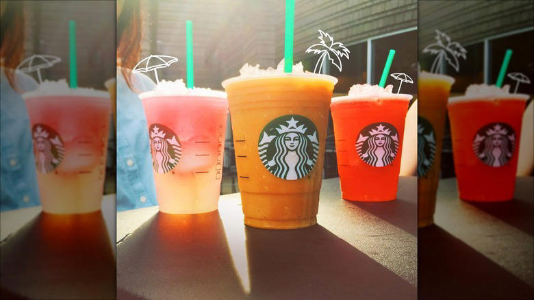 Granitas Strawberry Funnel Cake Frappuccino, Protein Blended Cold Brew, The Witch's Brew Frappuccino, Salted Honey Cold Foam, Tie-Dye Frappuccino, Crystal Ball Frappuccino, Juniper Latte, Zombie Frappuccino, Granitas