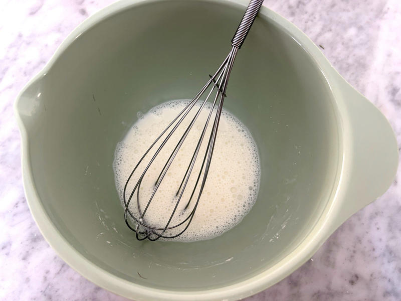My pudding began to bubble at the five-minute mark., Then I began making the Chantilly cream., Meghan's dessert has a beautiful presentation., I would make Meghan's Chantilly Lili again, especially for Mother's Day.