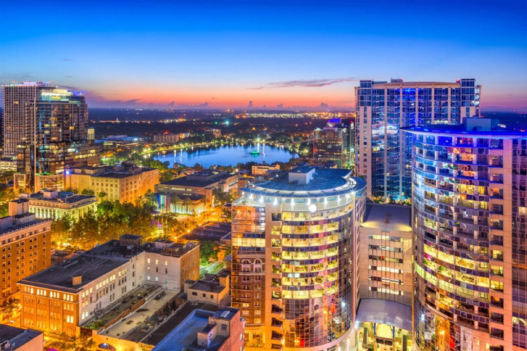 1. Fort Lauderdale, Florida (FLL), 2. Orlando, Florida (MCO), 3. Charlotte, North Carolina (CLT), 5. Dallas, Texas (DFW), 6. Atlanta, Georgia (ATL), 7. New Orleans, Louisiana (MSY), 9. Chicago, Illinois (ORD)